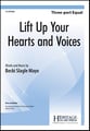 Lift Up Your Hearts and Voices Three-Part Treble choral sheet music cover